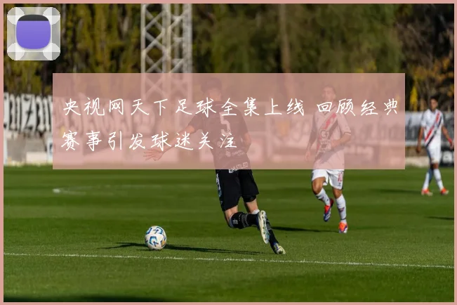 央视网天下足球全集上线 回顾经典赛事引发球迷关注